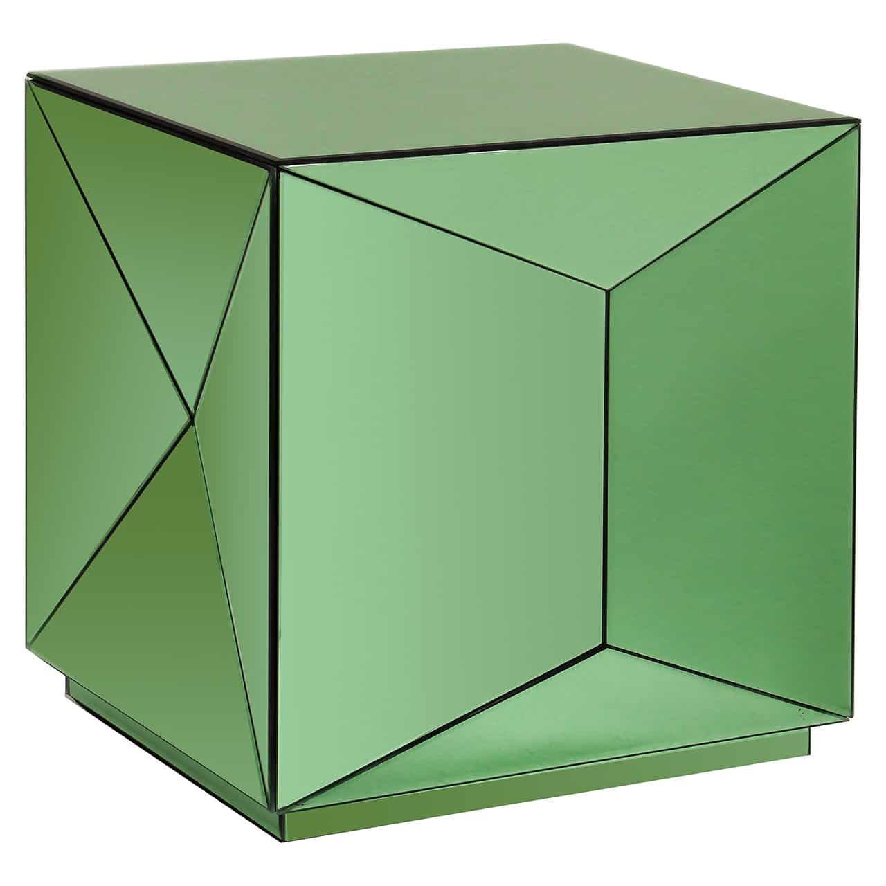 825308 - Stolik końcowy Shifra lustrzany zielony (zielony)