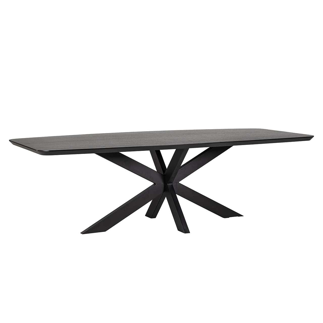 8814 BLACK - Stół do jadalni Bonvoy czarny 235 (Czarny)