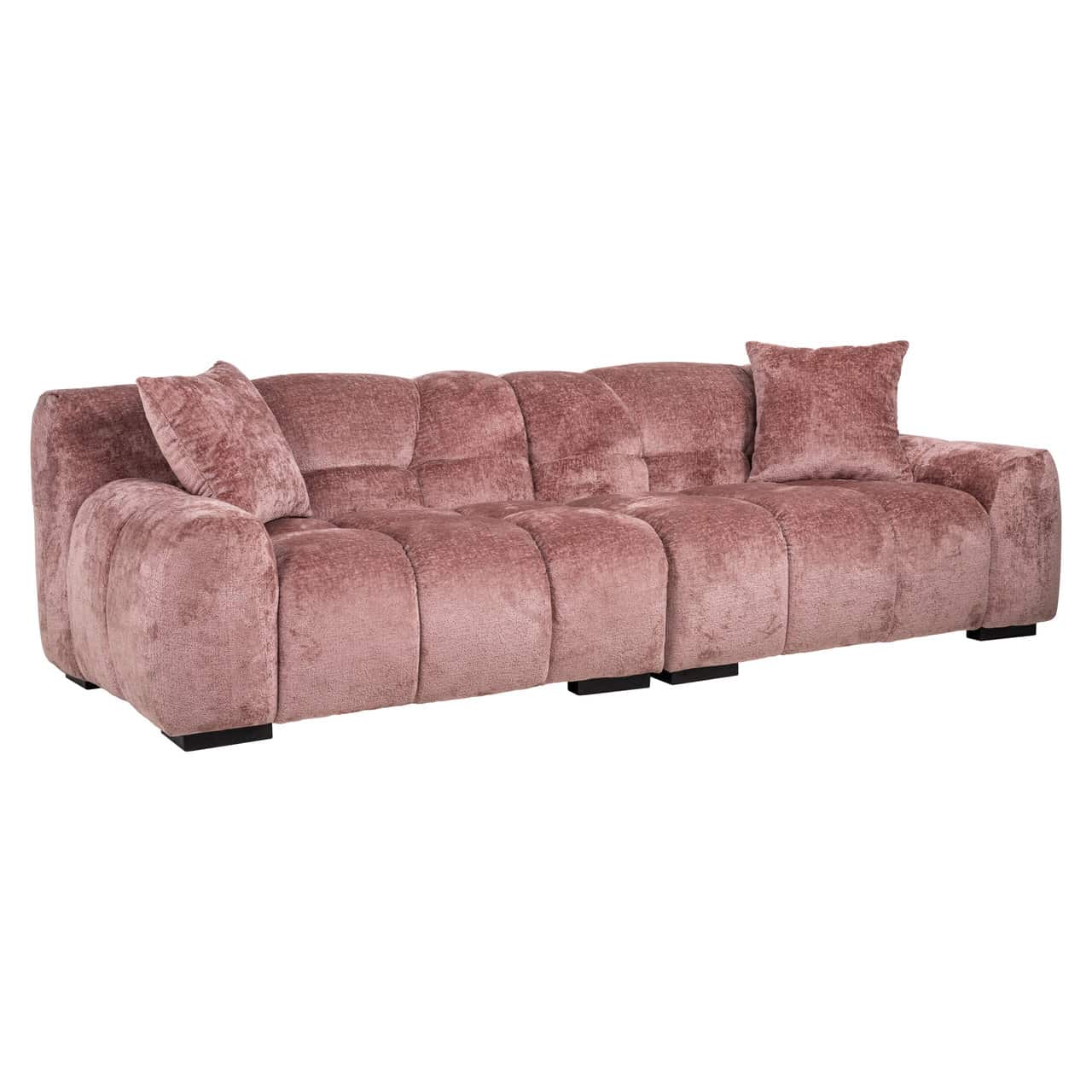 S4727 ROSE CHENILLE - Sofa Charelle różany szenil (Bergen 705 różany szenil)