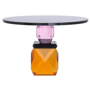 -CP-0044 - Talerz na ciasto Feya pomarańczowy