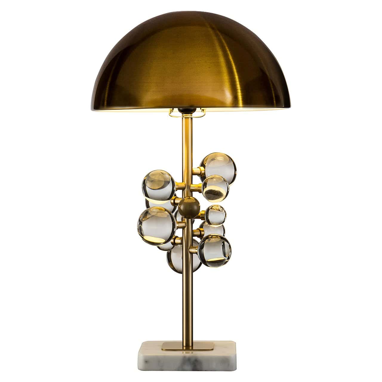 -LB-0178 - Lampa stołowa Bela (Brąz)