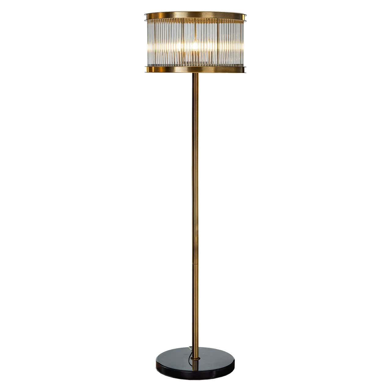 -LB-0182 - Lampa podłogowa Nadine (Brąz)