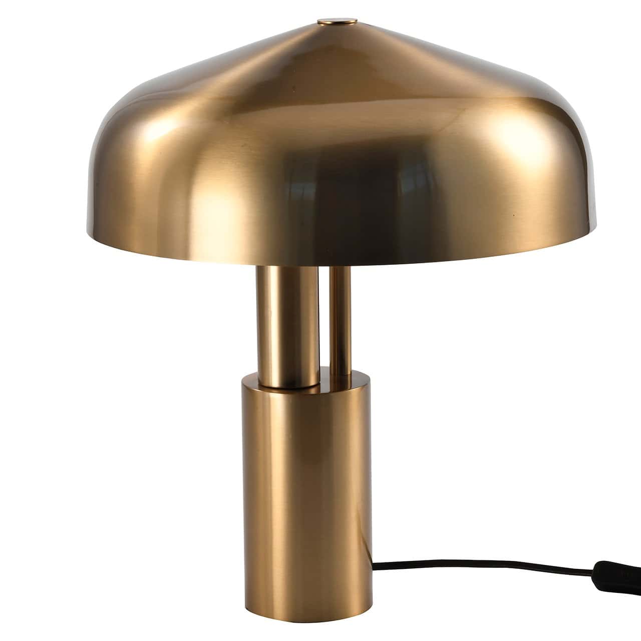 -LB-0185 - Lampa stołowa Linzy mosiądz (Szczotkowane Złoto)