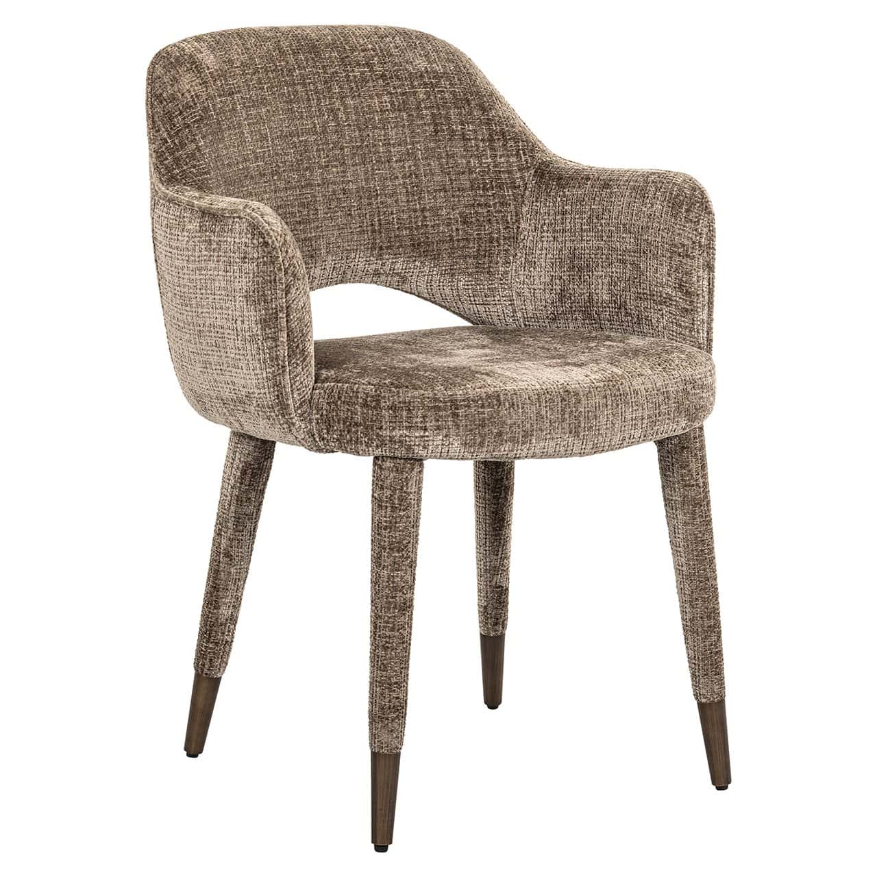 S4484 FR STONE CHENILLE - Krzesło Donnatella Stone Chenille trudnopalne (Niagara 104 Stone Chenille)