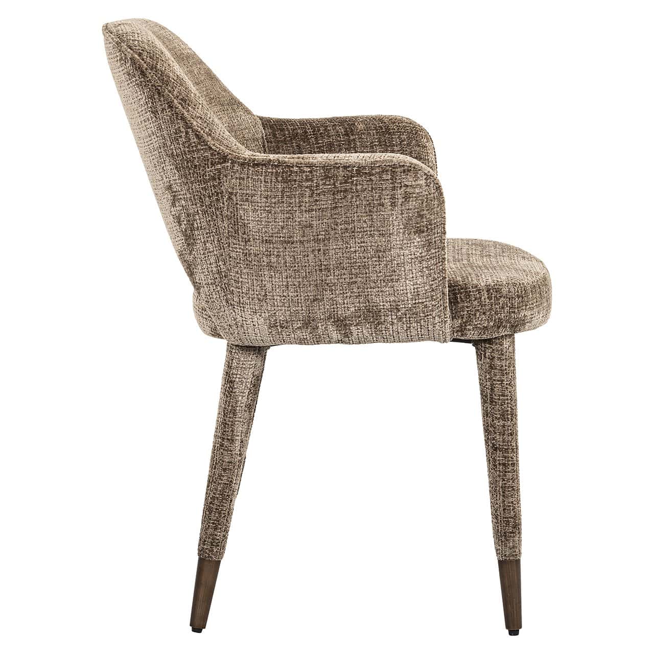 S4484 FR STONE CHENILLE - Krzesło Donnatella Stone Chenille trudnopalne (Niagara 104 Stone Chenille)