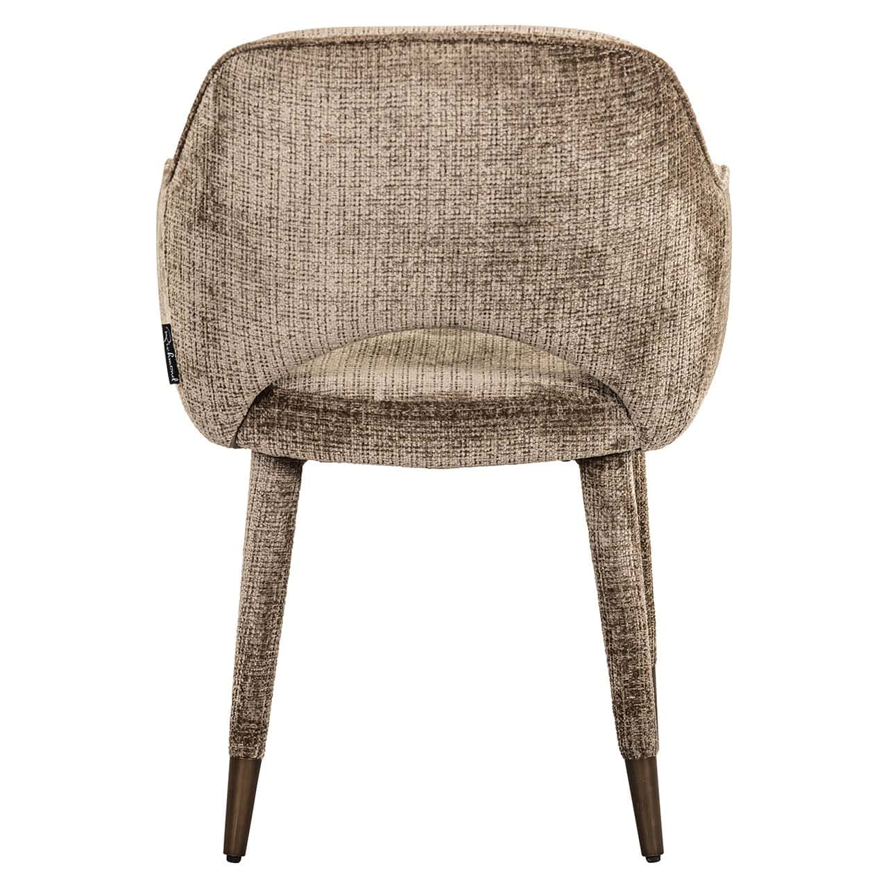 S4484 FR STONE CHENILLE - Krzesło Donnatella Stone Chenille trudnopalne (Niagara 104 Stone Chenille)