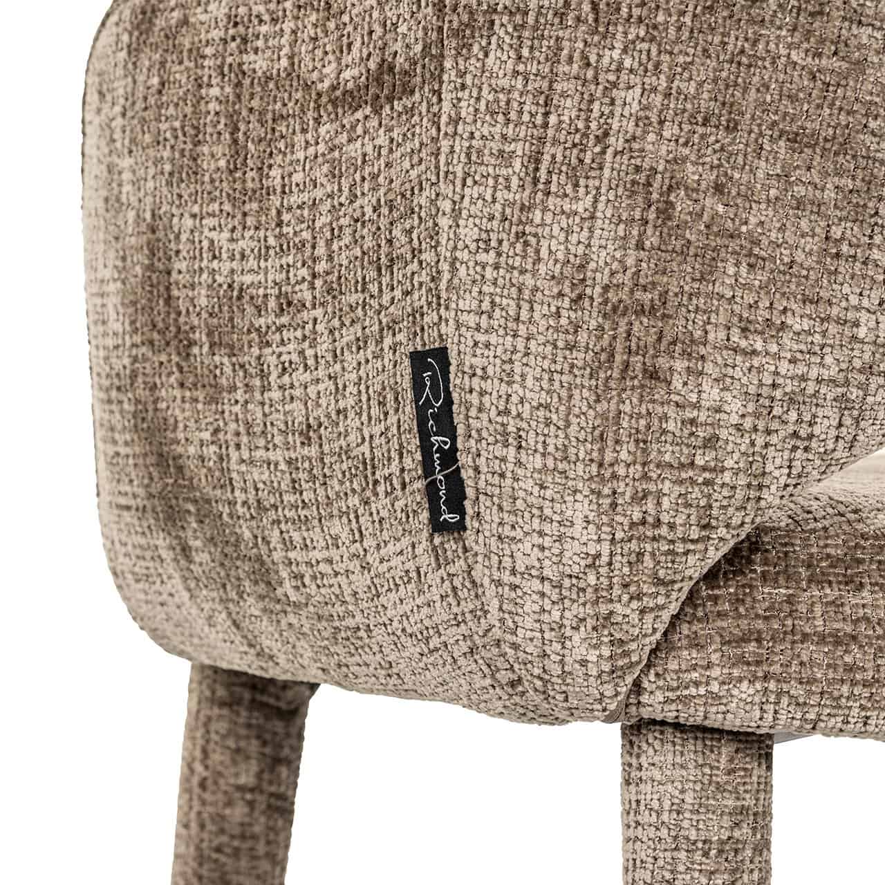 S4484 FR STONE CHENILLE - Krzesło Donnatella Stone Chenille trudnopalne (Niagara 104 Stone Chenille)