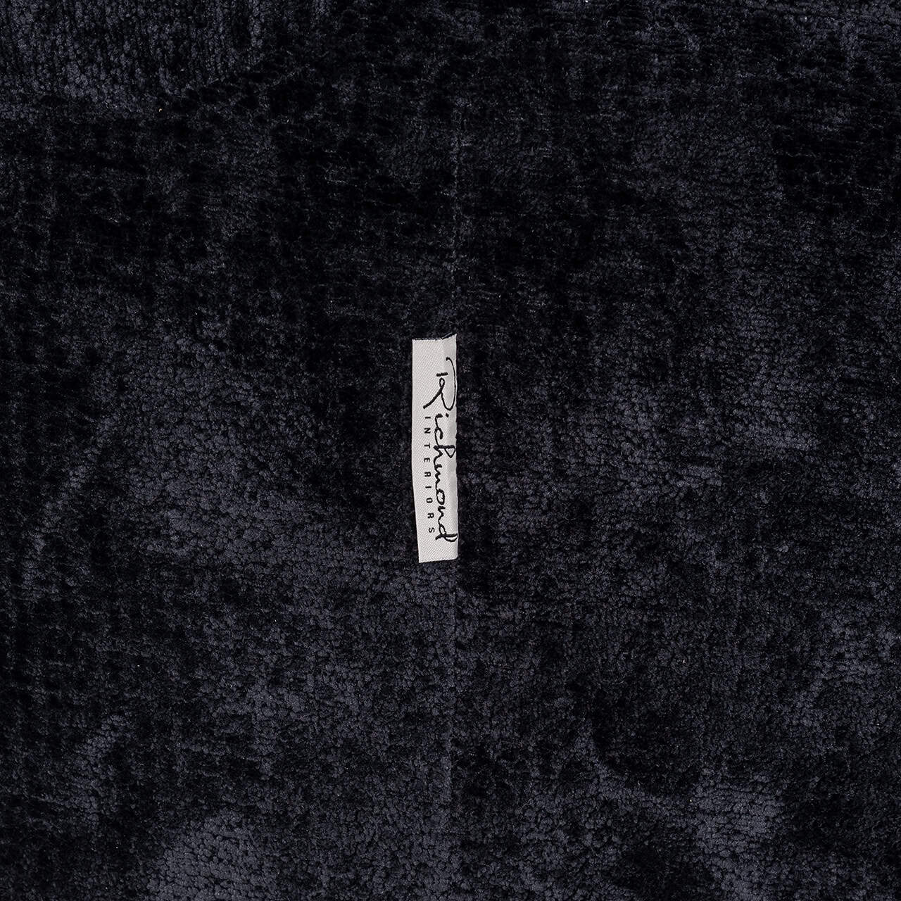 S4557 BLACK CHENILLE - Fotel Donna czarny szenil (Bergen 809 czarny szenil)