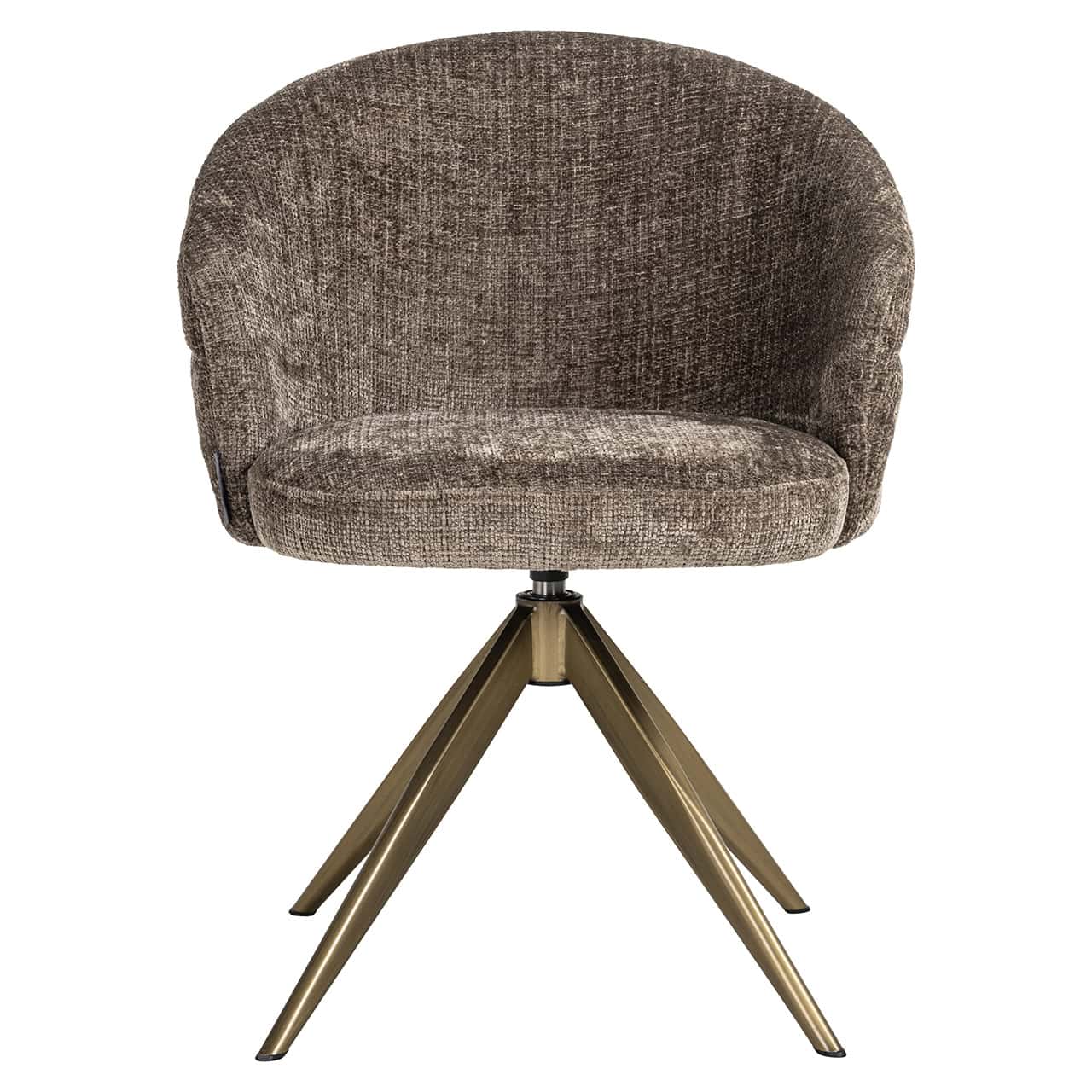 S4754 STONE CHENILLE - Krzesło obrotowe Zendaya stone chenille (Niagara 104 Stone Chenille)