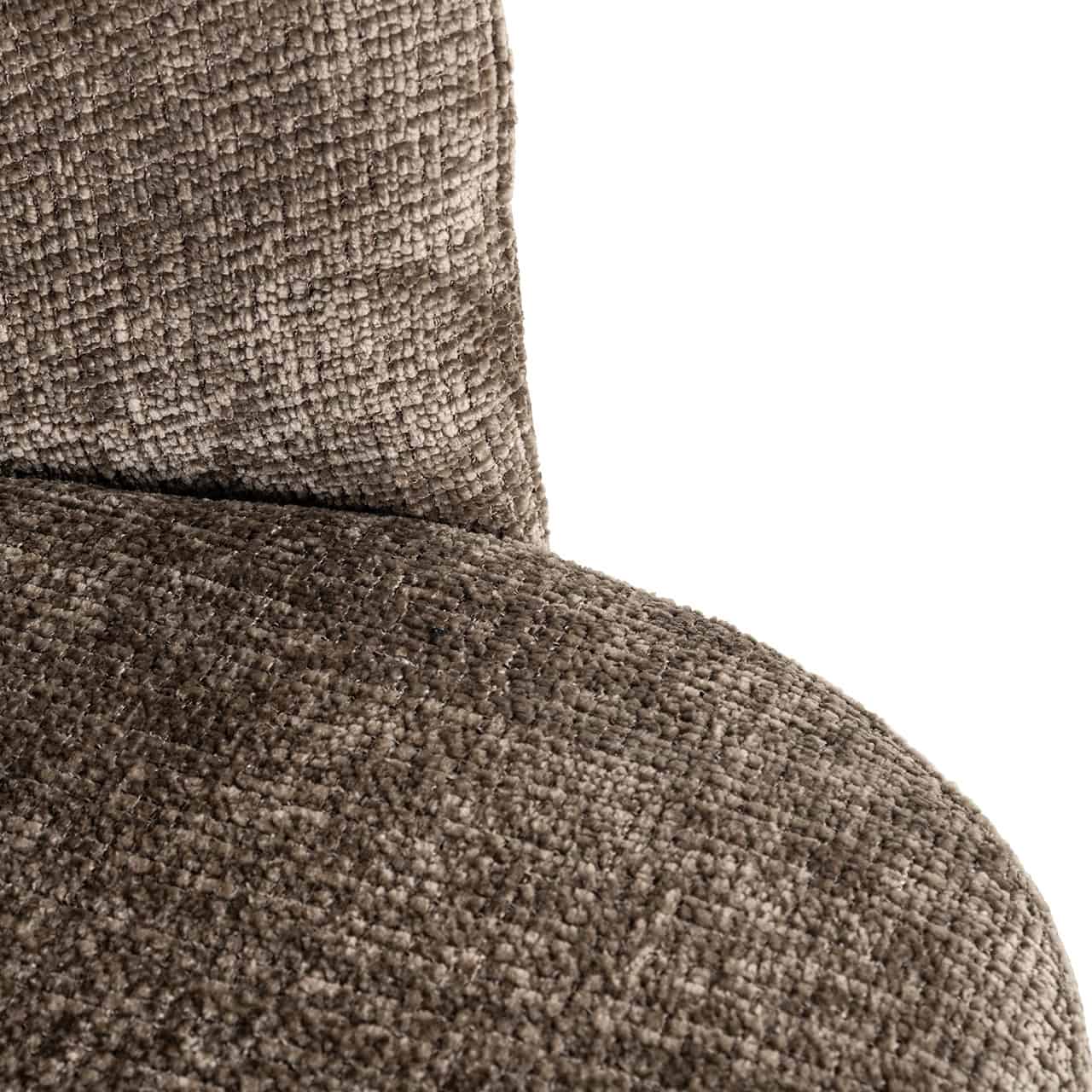 S4754 STONE CHENILLE - Krzesło obrotowe Zendaya stone chenille (Niagara 104 Stone Chenille)