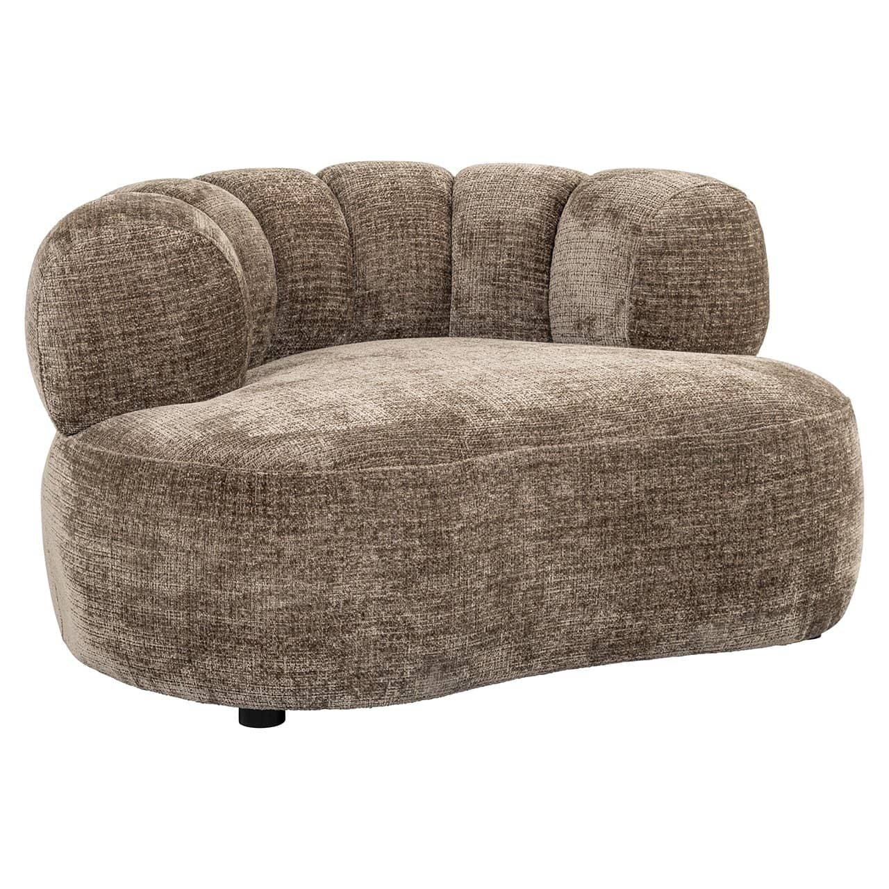 S5159 FR STONE CHENILLE - Krzesło Lounge Love Penelope Stone ognioodporne (Niagara 104 Stone Chenille)