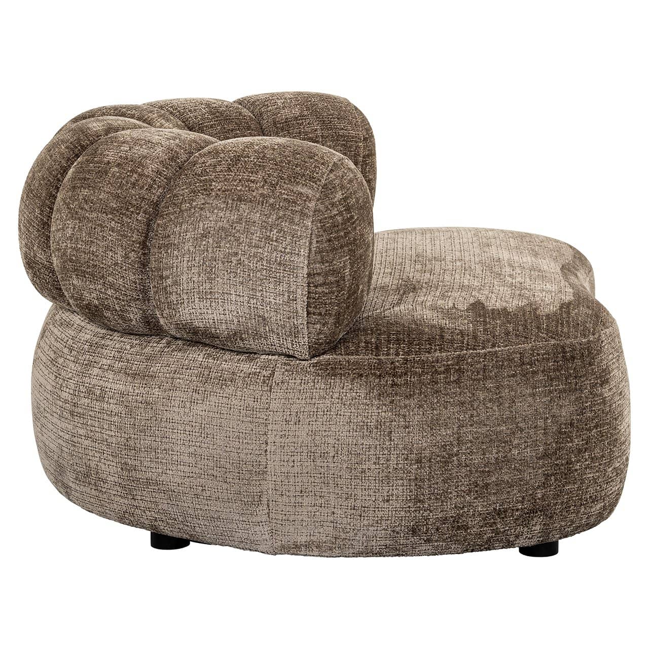 S5159 FR STONE CHENILLE - Krzesło Lounge Love Penelope Stone ognioodporne (Niagara 104 Stone Chenille)