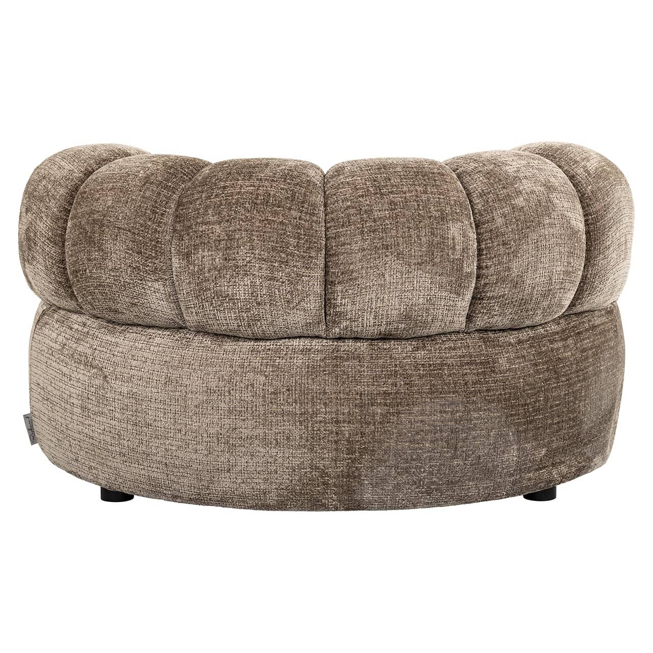 S5159 FR STONE CHENILLE - Krzesło Lounge Love Penelope Stone ognioodporne (Niagara 104 Stone Chenille)