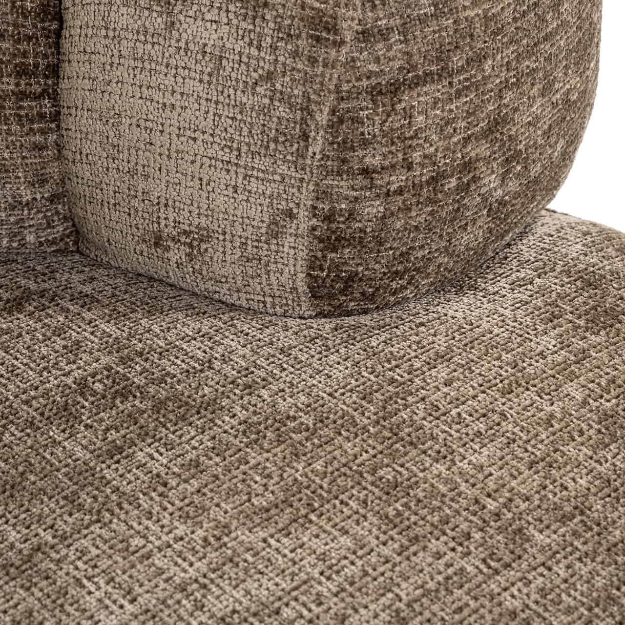 S5159 FR STONE CHENILLE - Krzesło Lounge Love Penelope Stone ognioodporne (Niagara 104 Stone Chenille)