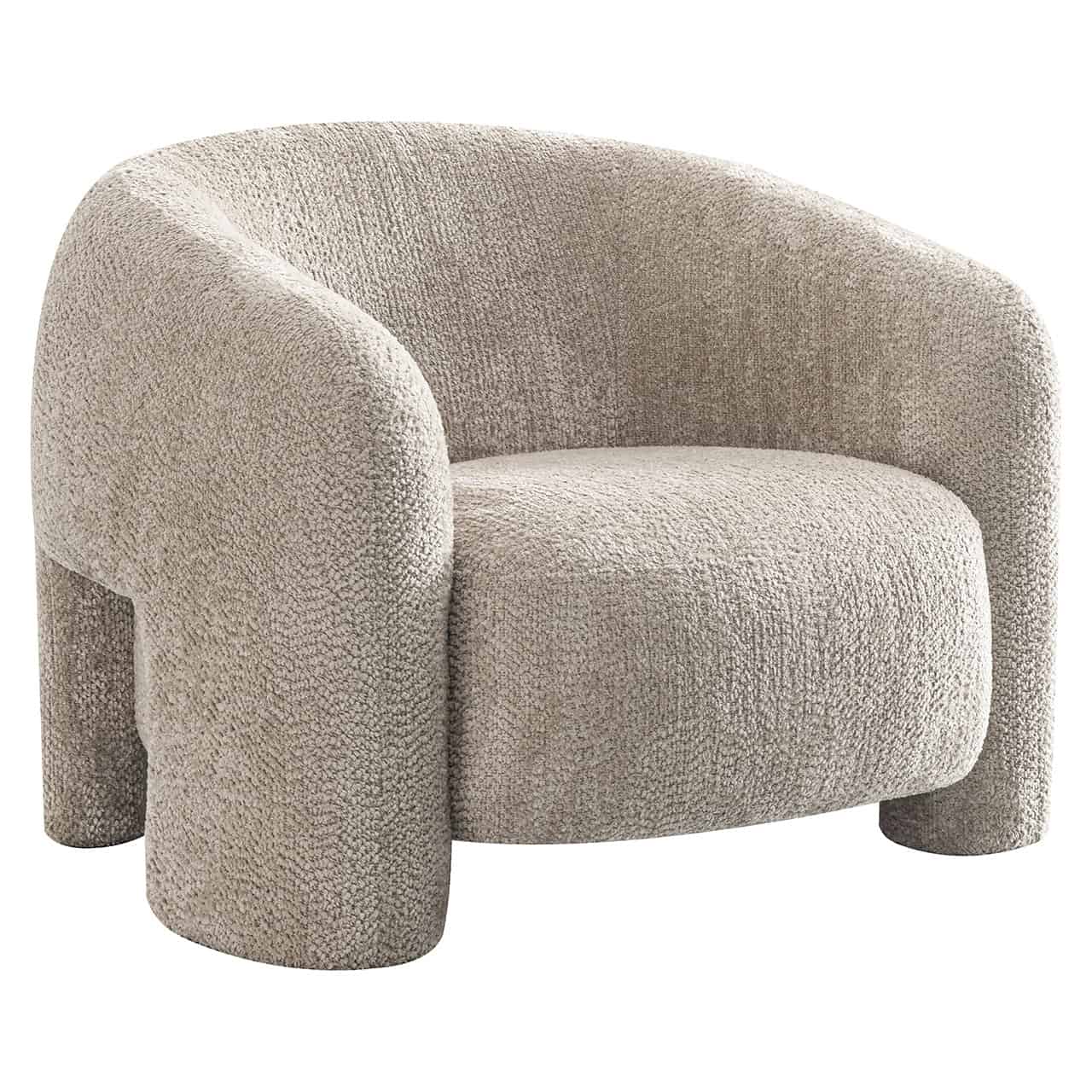 S5168 LOVELY BEIGE - Fotel Milania piękny beż (Be Lovely 170 Beige)