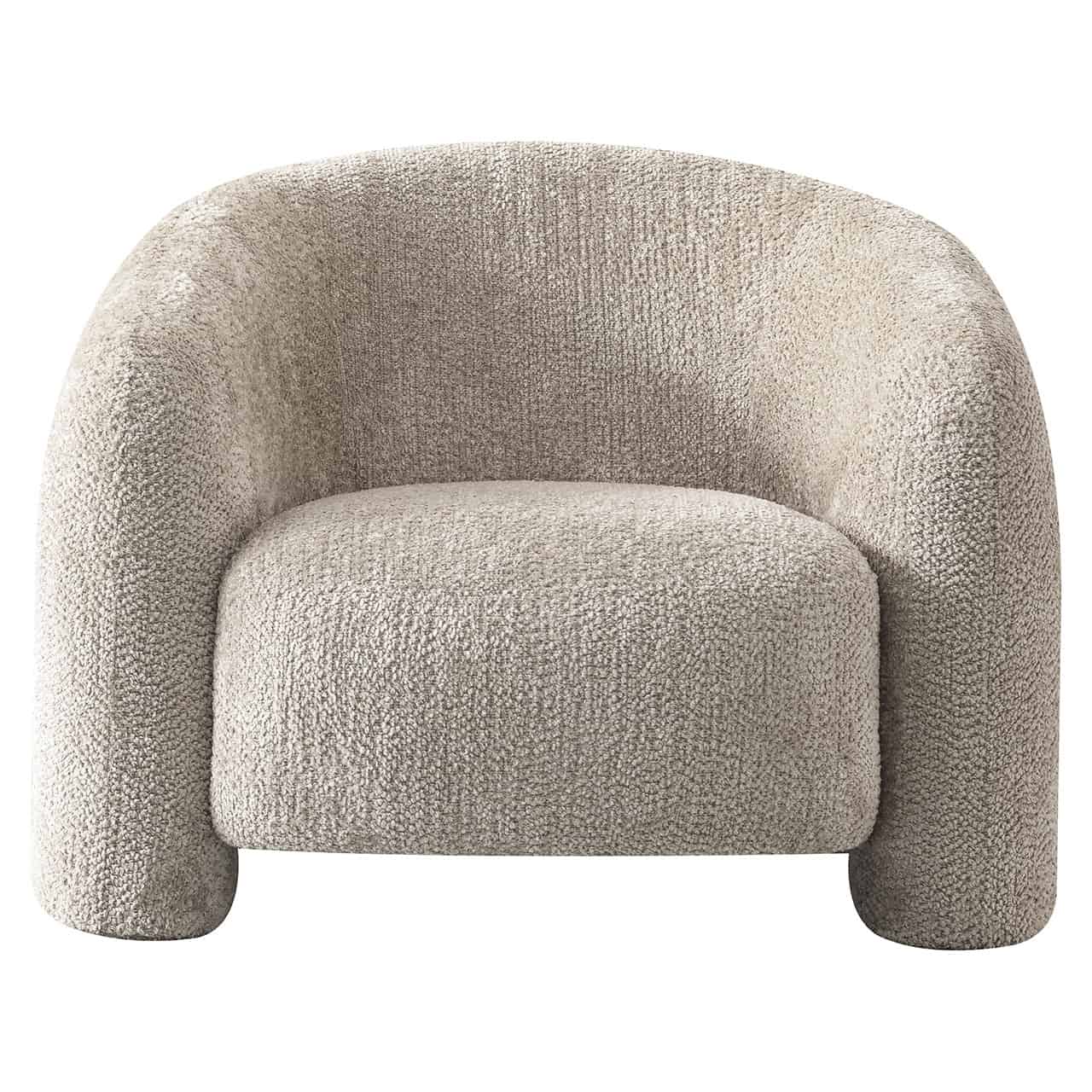 S5168 LOVELY BEIGE - Fotel Milania piękny beż (Be Lovely 170 Beige)