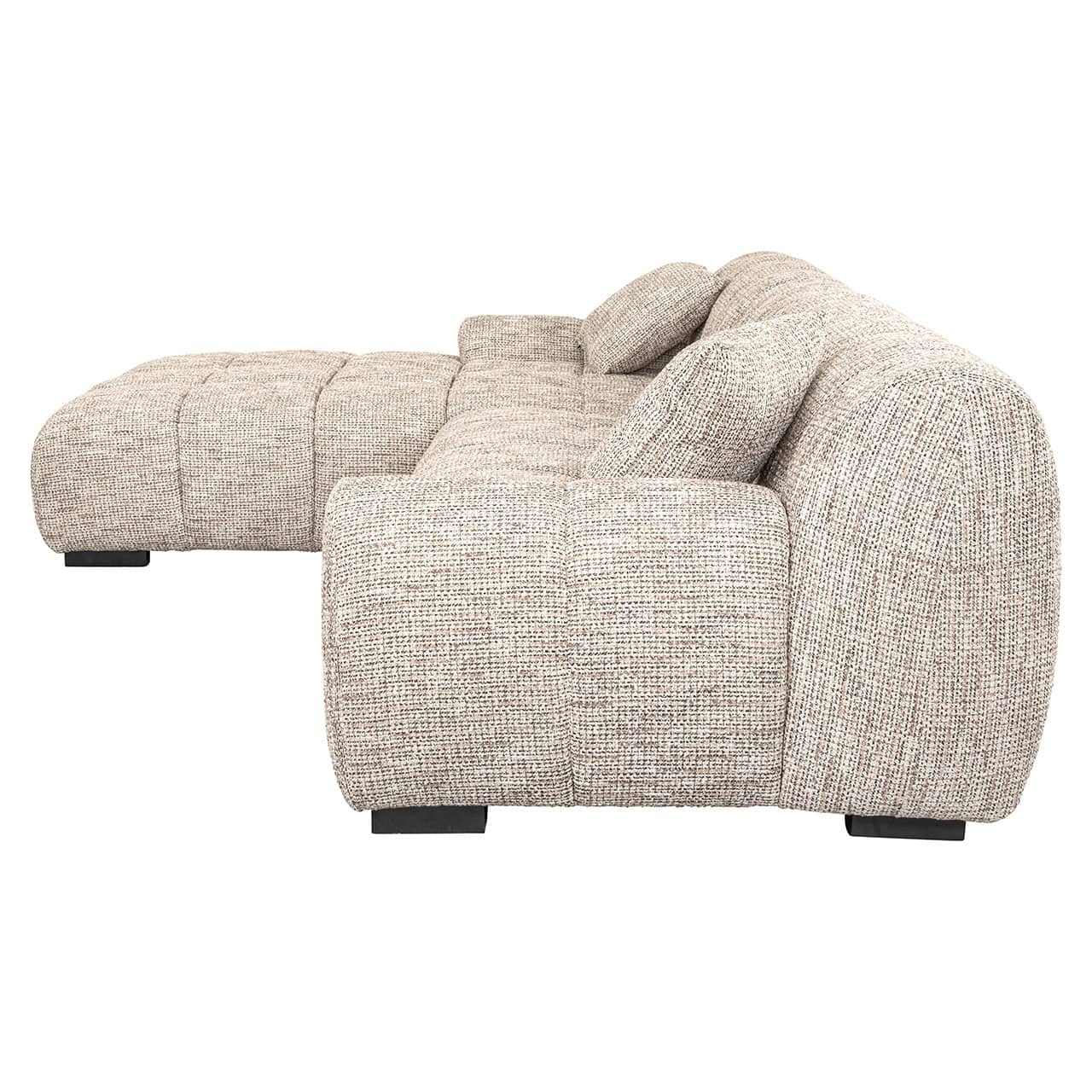 S5177 TRENDY NATURE - Sofa Hazel 3-osobowa + salon lewa modna natura (Be Trendy 01 Nature)