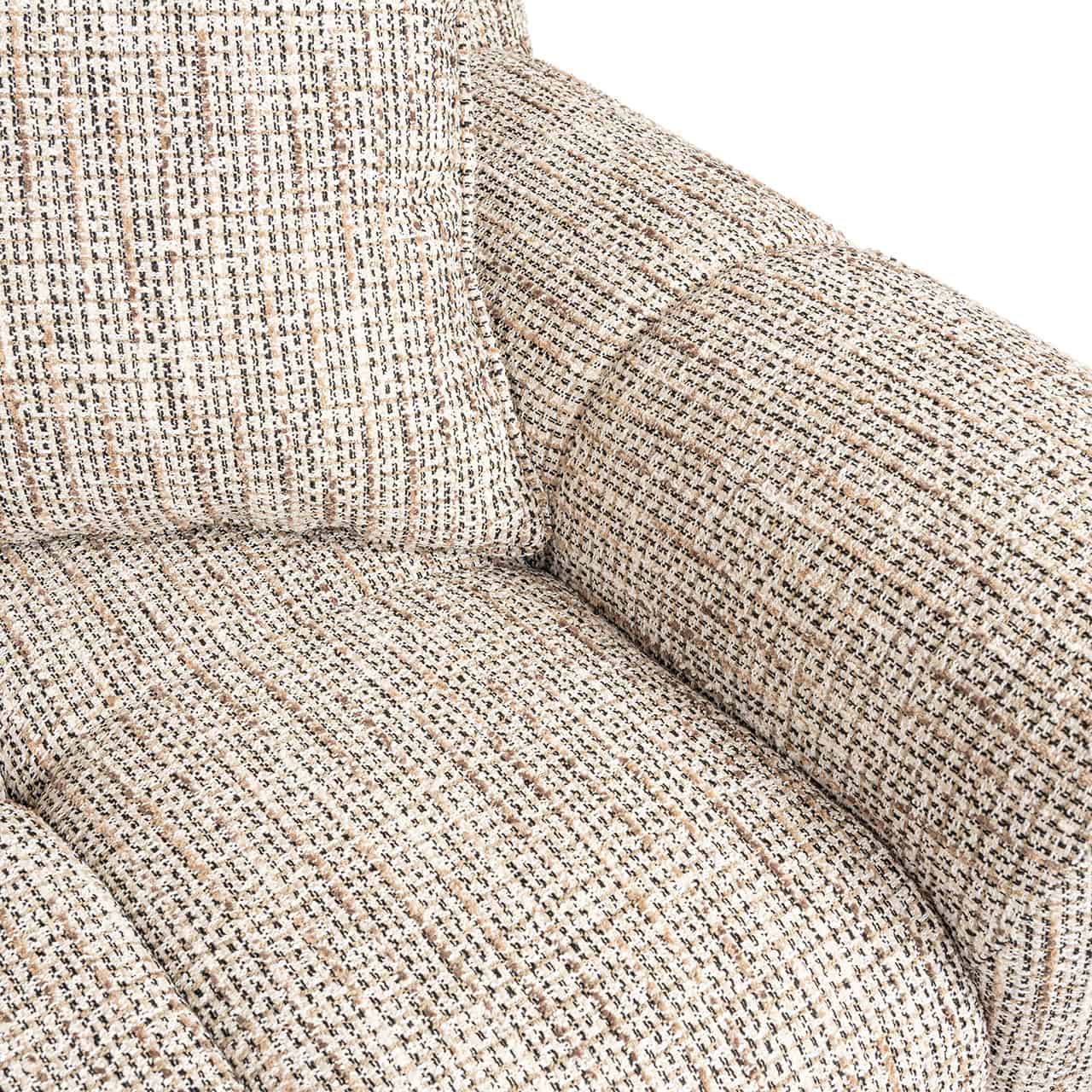 S5177 TRENDY NATURE - Sofa Hazel 3-osobowa + salon lewa modna natura (Be Trendy 01 Nature)