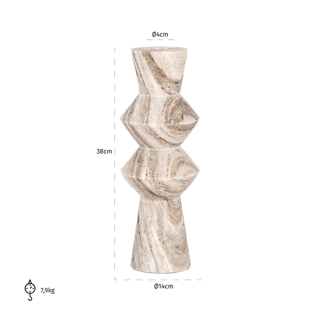 -VA-0326 - Wazon Siem beżowy (Beżowy)