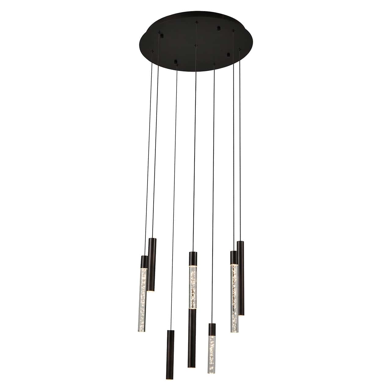 -HL-0178 - Żyrandol Oxley 8 lamp (Brąz)