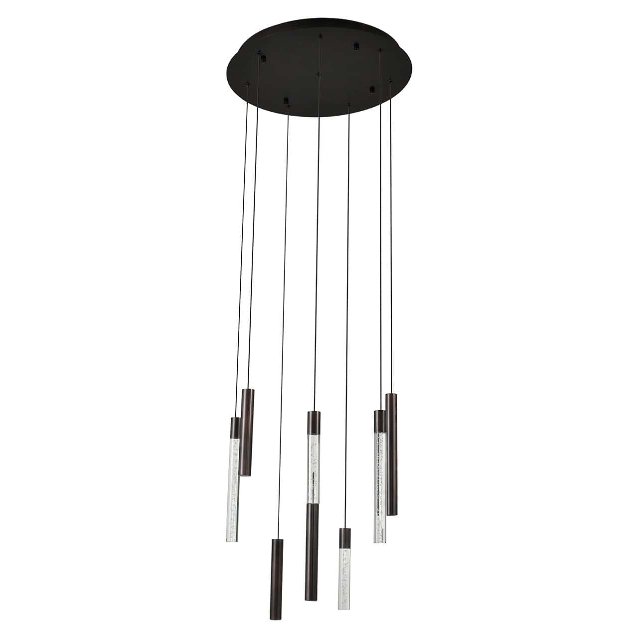 -HL-0178 - Żyrandol Oxley 8 lamp (Brąz)