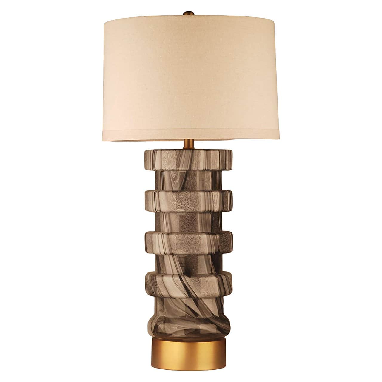 -LB-0192 - Lampa stołowa Jaylee (czarno/biała)