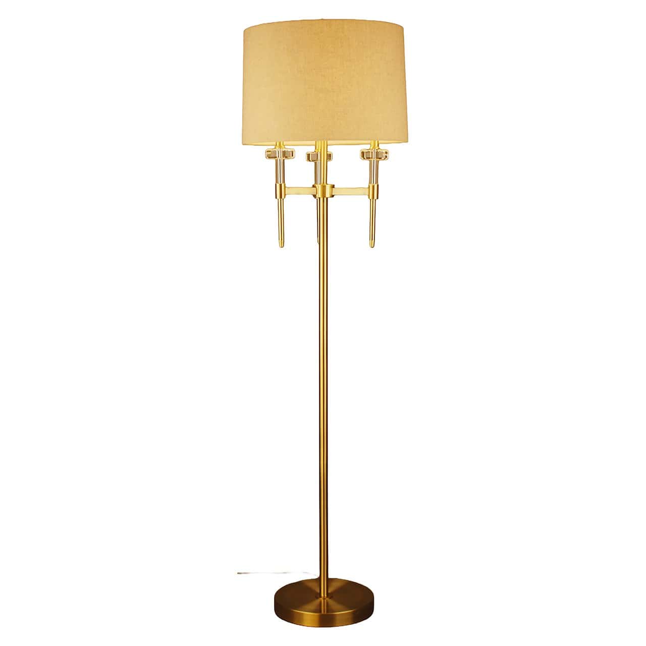 -LB-0196 - Lampa podłogowa Josie (szczotkowane złoto)