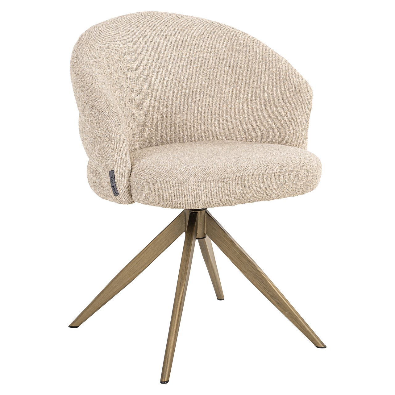 S4754 FR BISCOTTI - Krzesło obrotowe Zendaya biscotti ognioodporne (Biscotti)