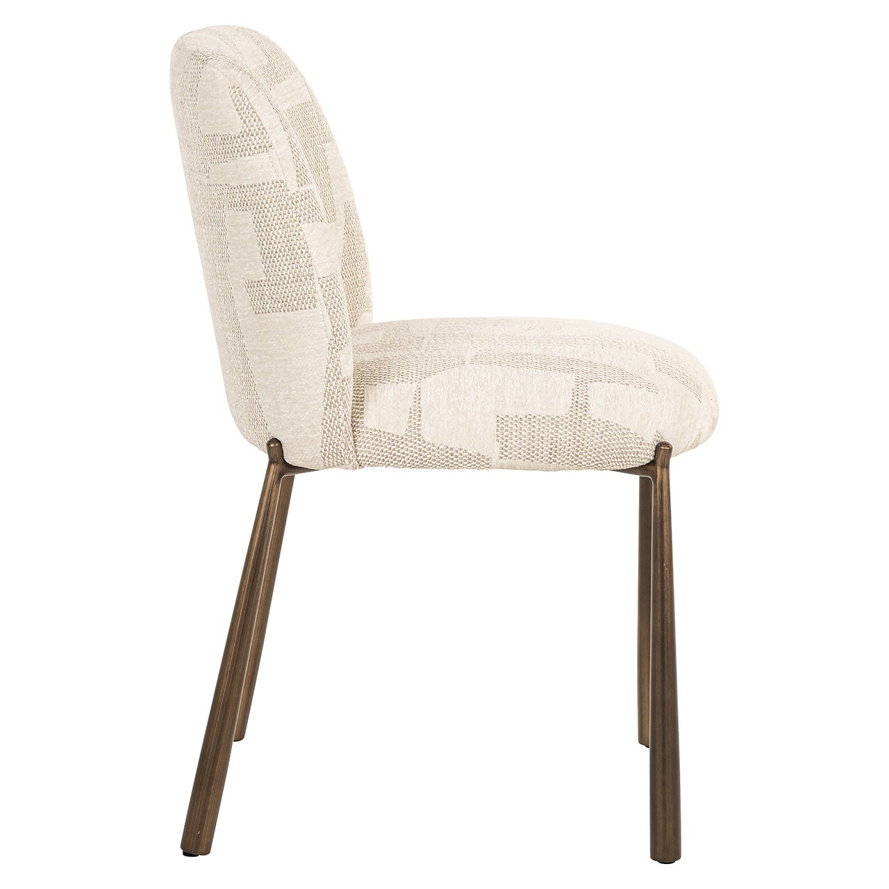 S4776 BEIGE GRAFFIC - Krzesło Lana beżowe graffic (zestaw 2 sztuk) (Beżowe graffic)