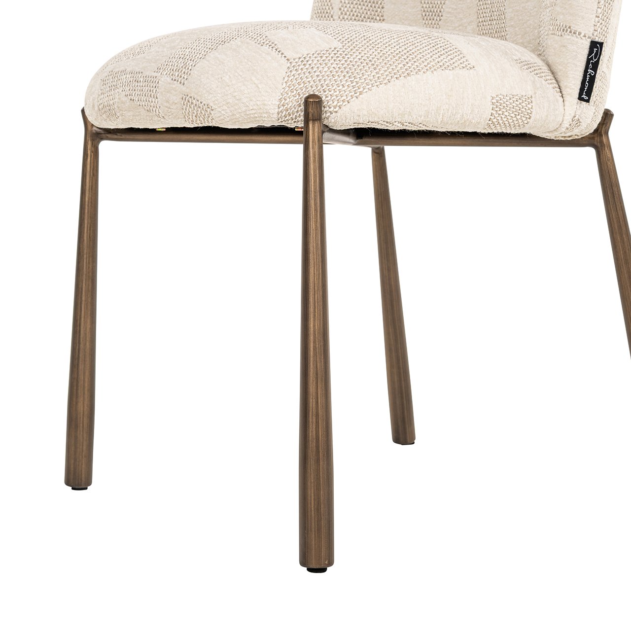 S4776 BEIGE GRAFFIC - Krzesło Lana beżowe graffic (zestaw 2 sztuk) (Beżowe graffic)
