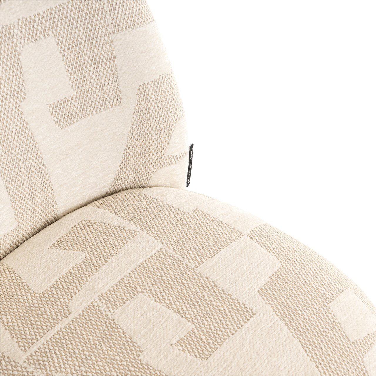 S4776 BEIGE GRAFFIC - Krzesło Lana beżowe graffic (zestaw 2 sztuk) (Beżowe graffic)