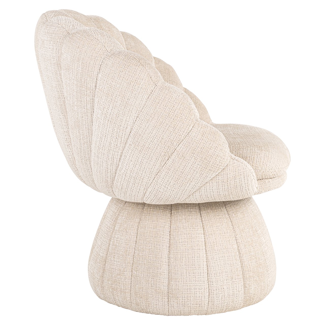 S4777 BEIGE CHENILLE - Fotel wypoczynkowy Blossom beżowy szenilowy (Niagara 902 beżowy szenilowy)