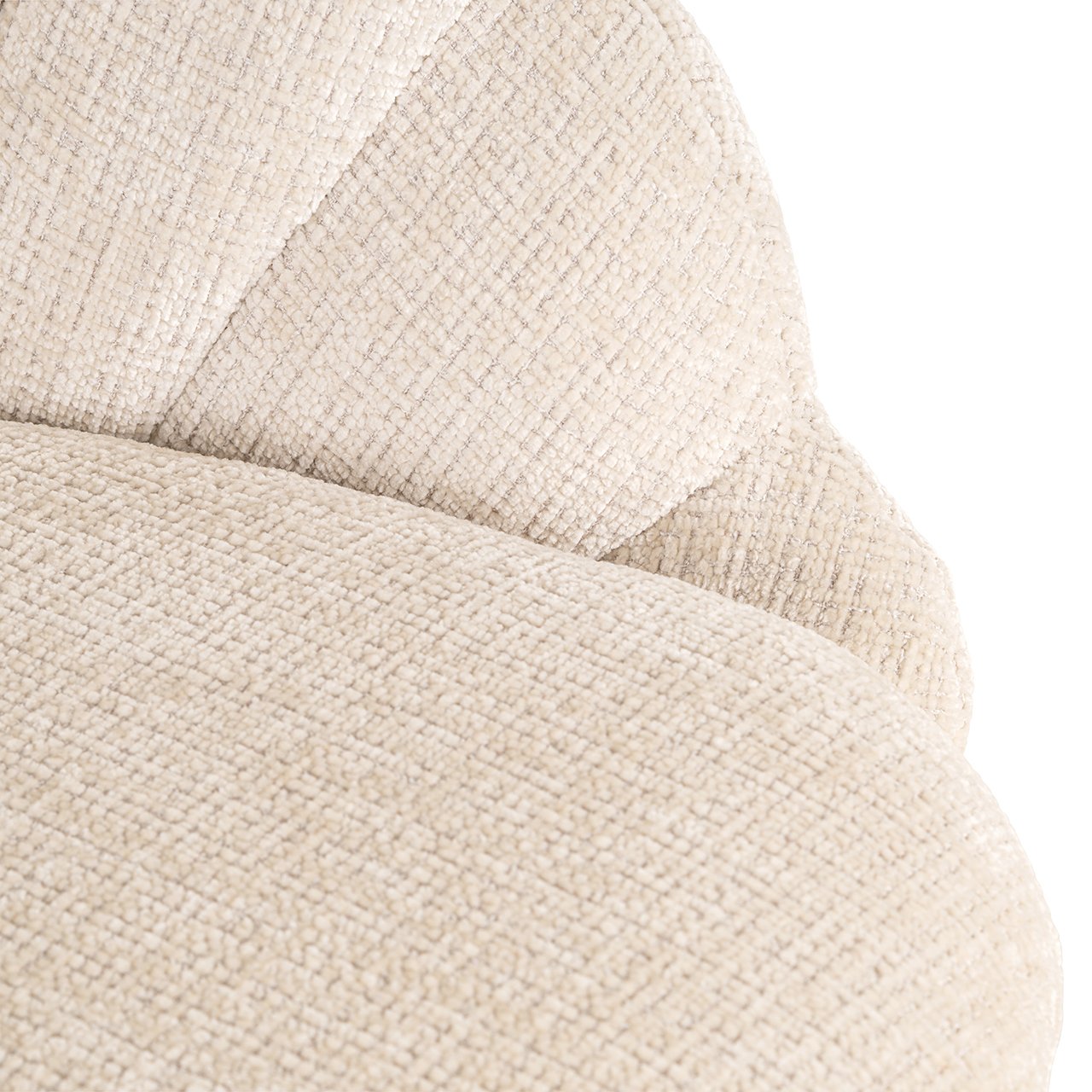S4777 BEIGE CHENILLE - Fotel wypoczynkowy Blossom beżowy szenilowy (Niagara 902 beżowy szenilowy)
