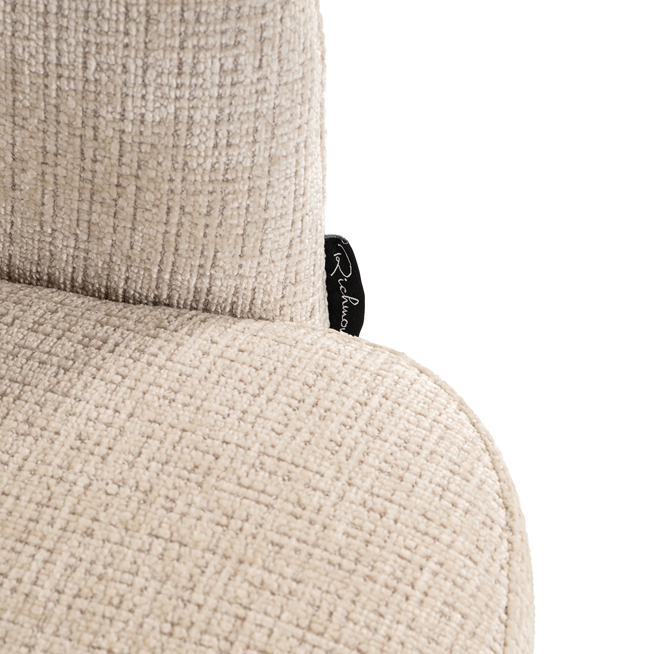 S4781 FR BEIGE CHENILLE - Krzesło do jadalni Serenity niagara beżowe obrotowe ognioodporne
