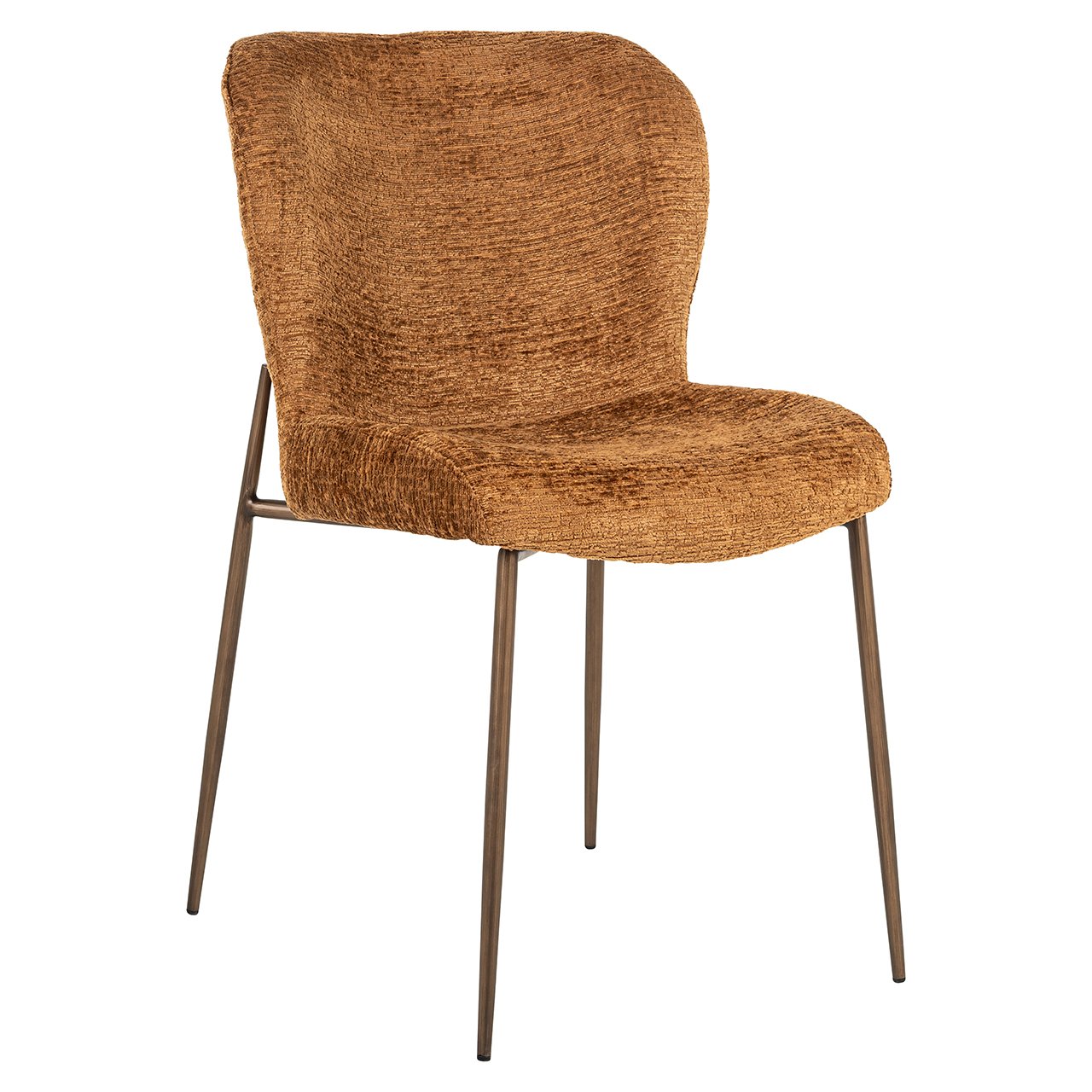 S4792 COGNAC FUSION - Krzesło Odarby koniak fusion (zestaw 2 sztuk) (Fusion koniak 28)