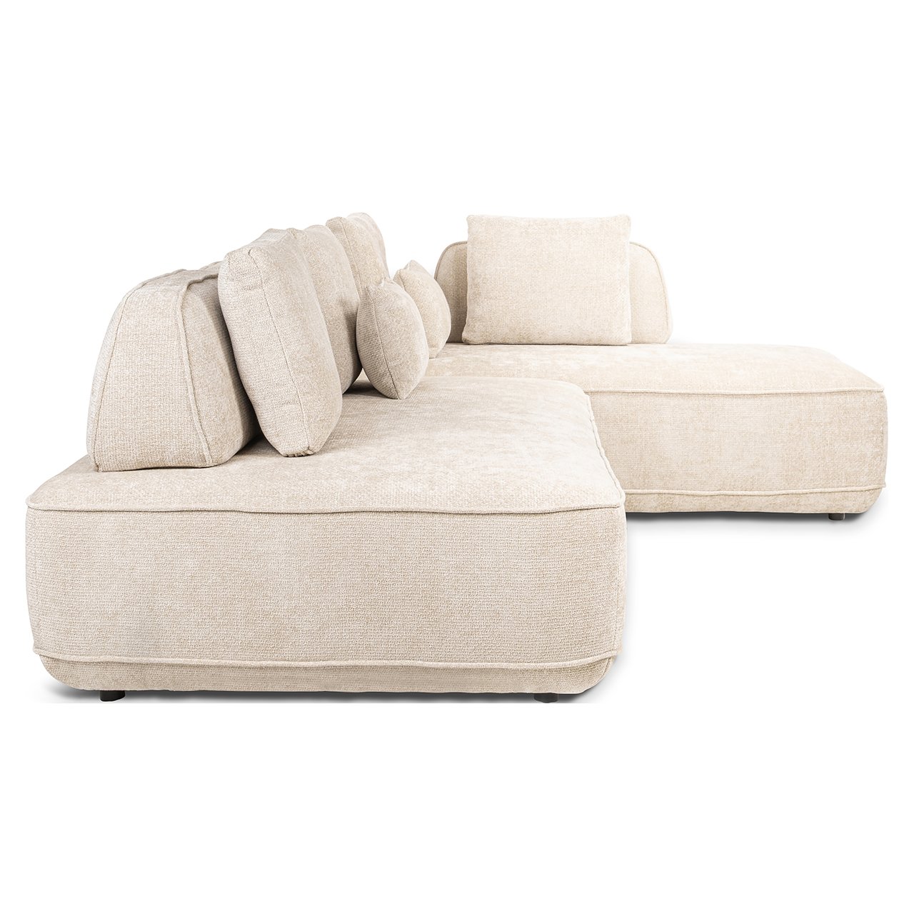 S5182 CREAM UNICORN - Sofa Tudor kremowy jednorożec ruchome oparcie