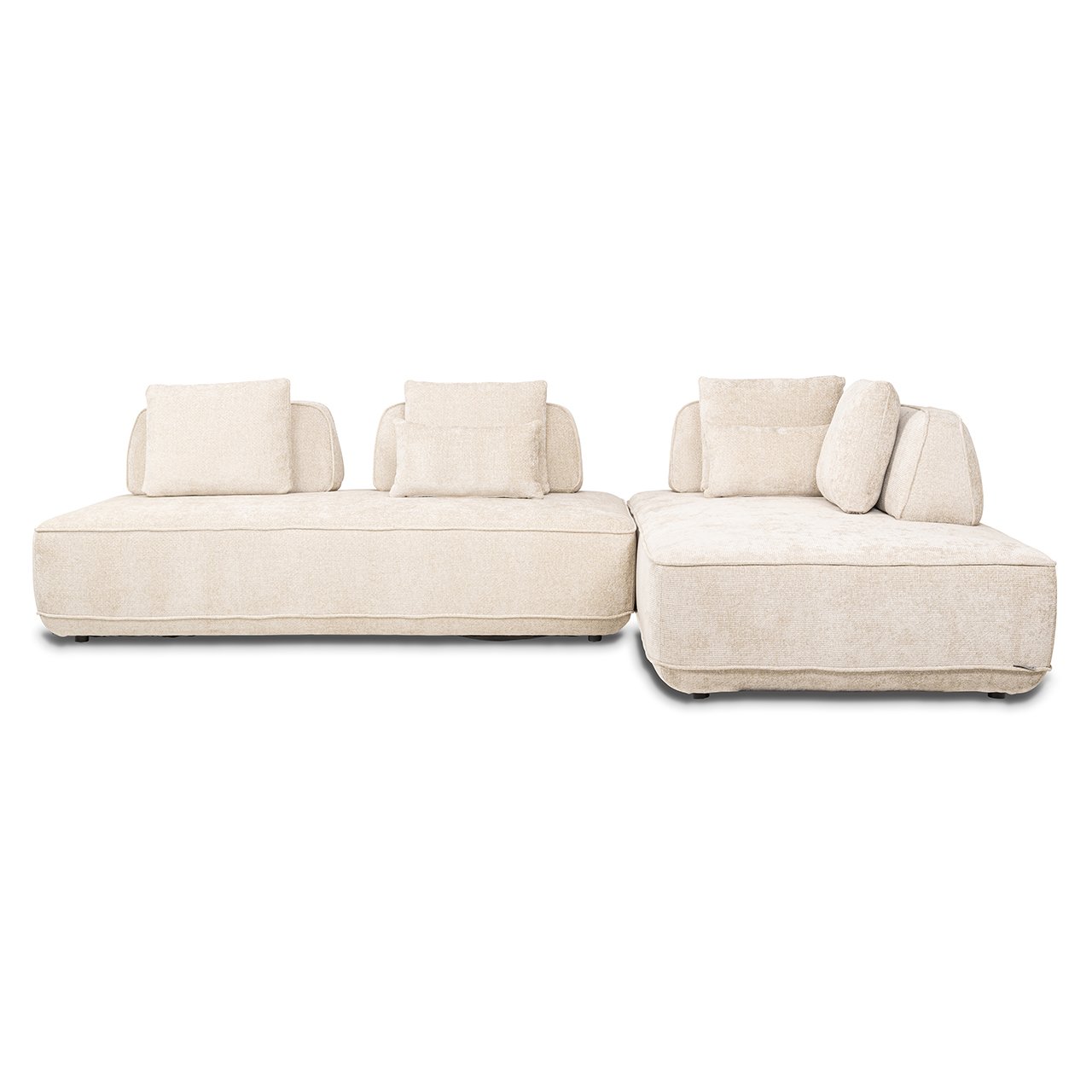 S5182 CREAM UNICORN - Sofa Tudor kremowy jednorożec ruchome oparcie