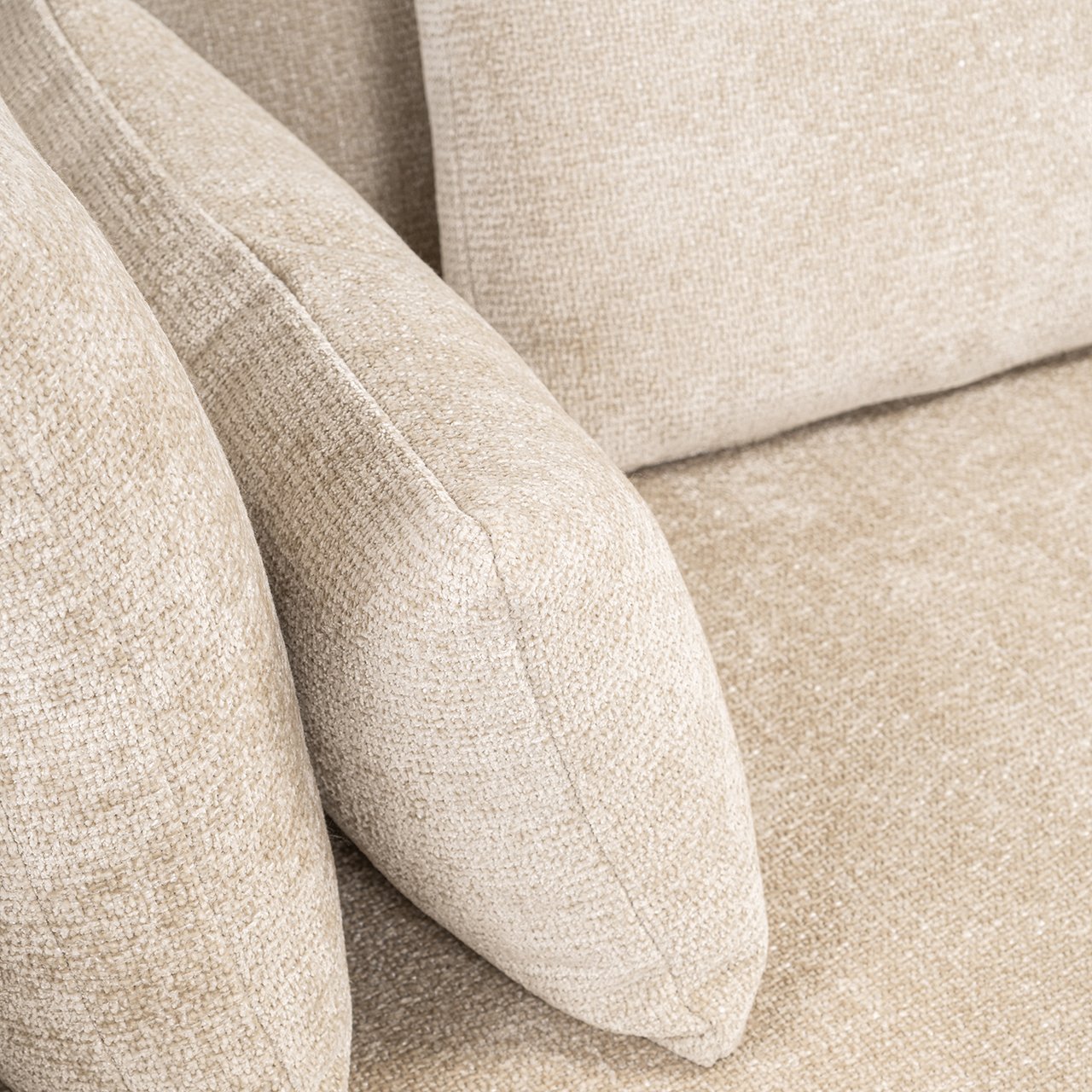 S5182 CREAM UNICORN - Sofa Tudor kremowy jednorożec ruchome oparcie