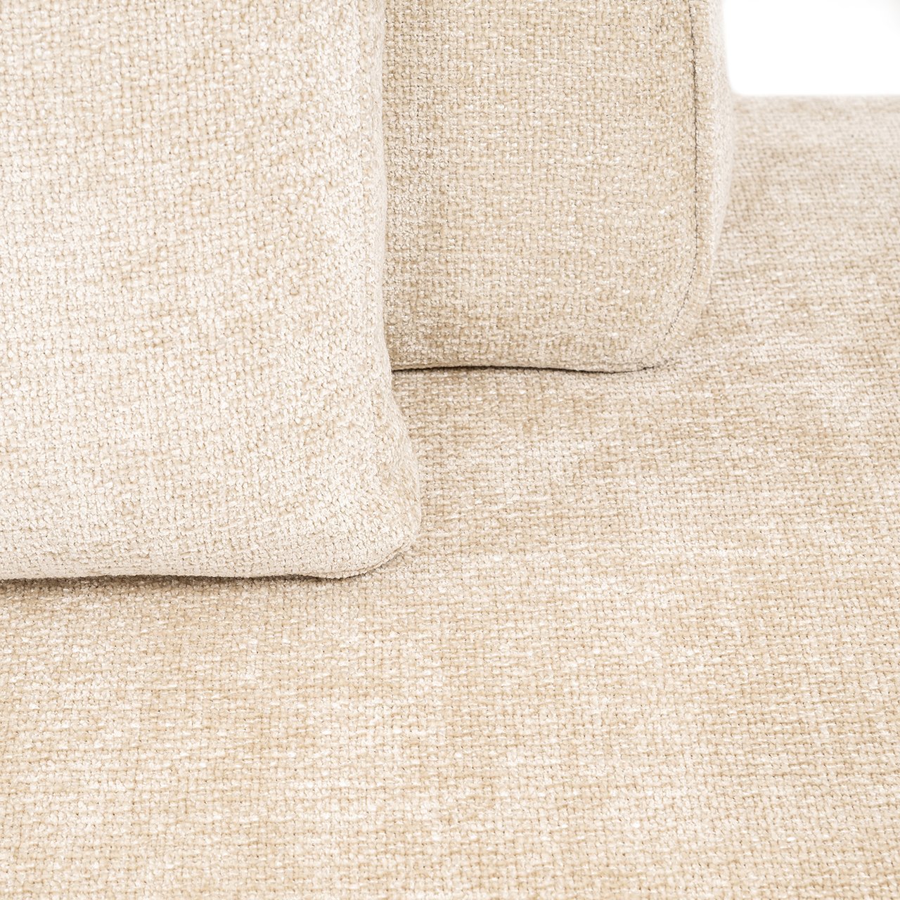 S5182 CREAM UNICORN - Sofa Tudor kremowy jednorożec ruchome oparcie