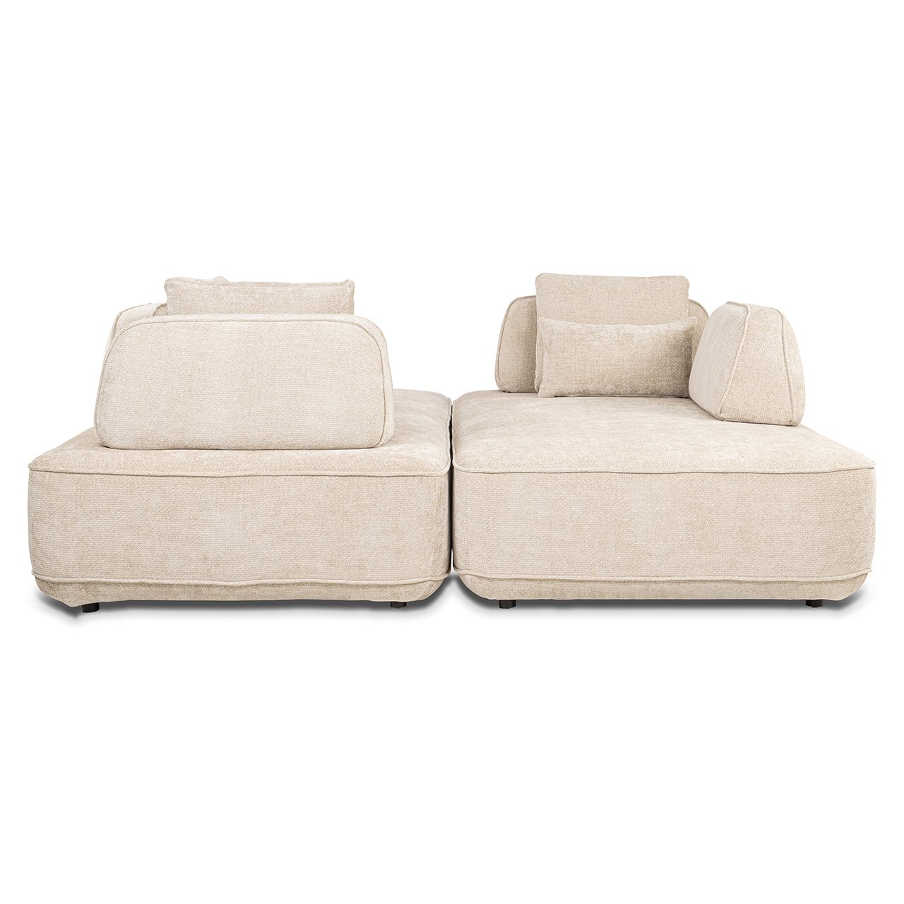 S5182 CREAM UNICORN - Sofa Tudor z odpinanym oparciem kremowy jednorożec (Unicorn 11 krem)