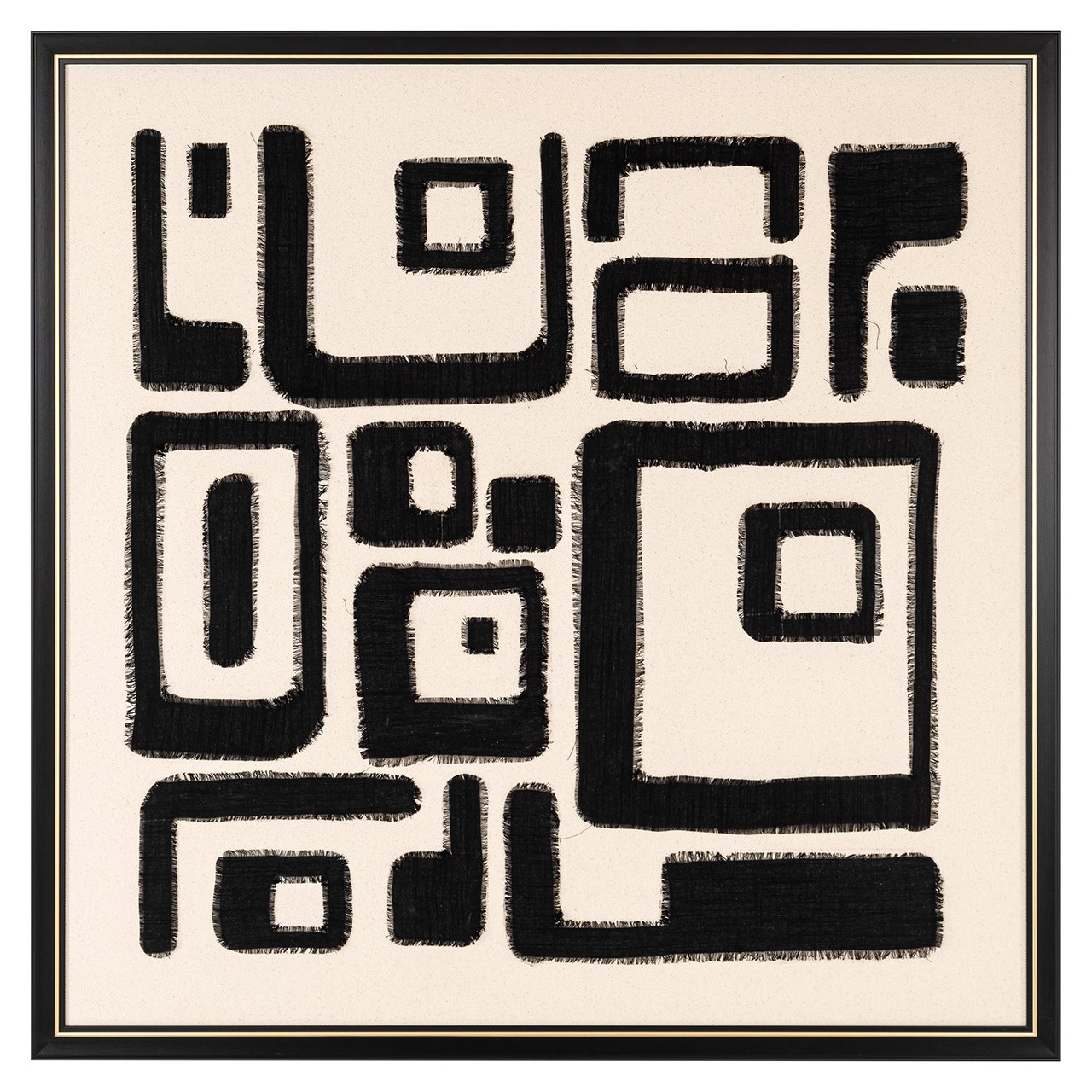 -WA-0041 - Obraz na ścianę Shanita (czarno/biały)