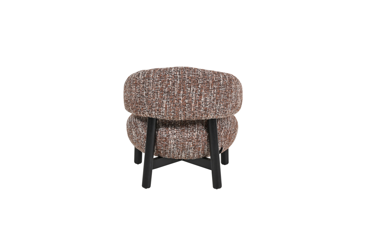 S4654 HAZEL - Fotel wypoczynkowy Ornella orzechowy