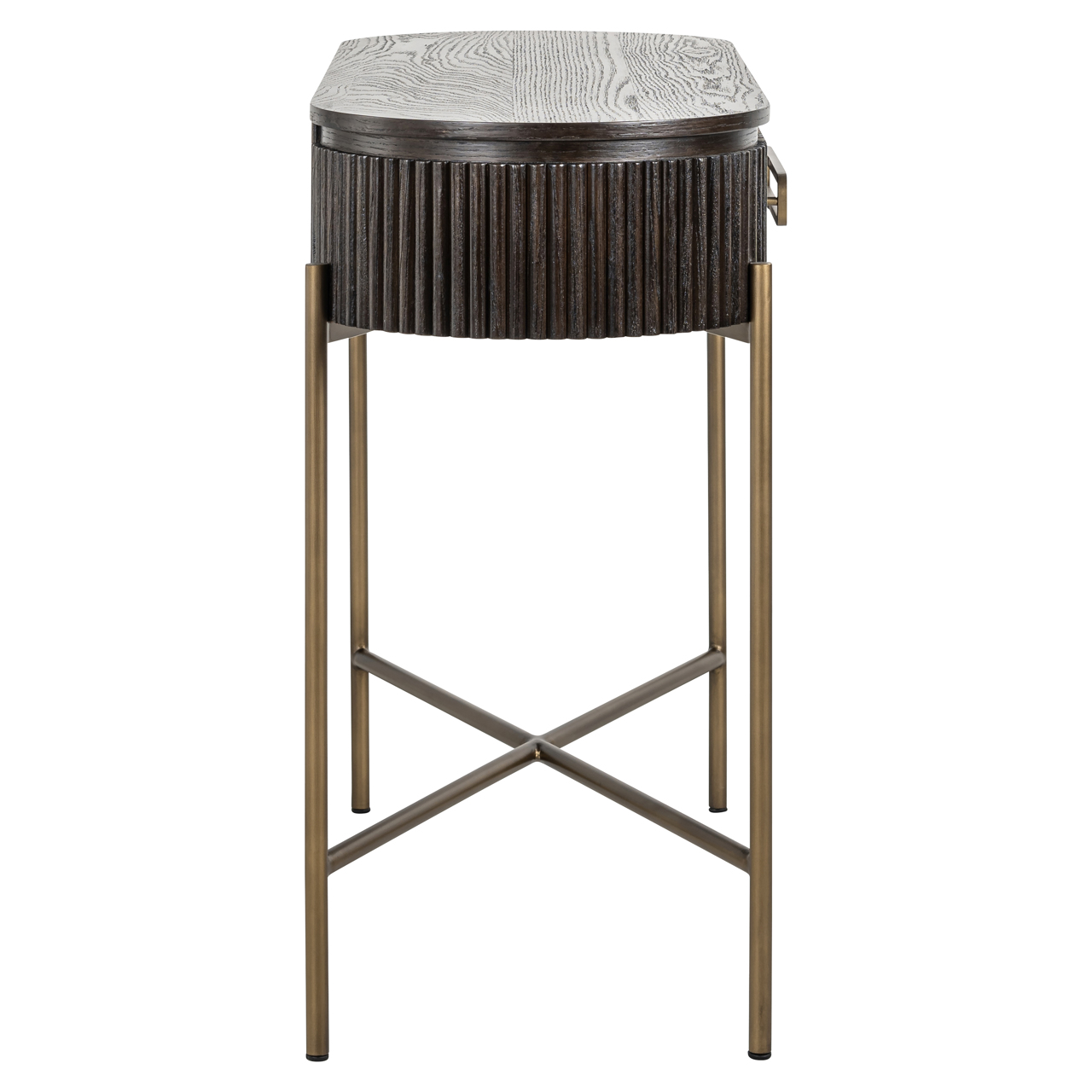 7758 - Konsola Luxor brązowa