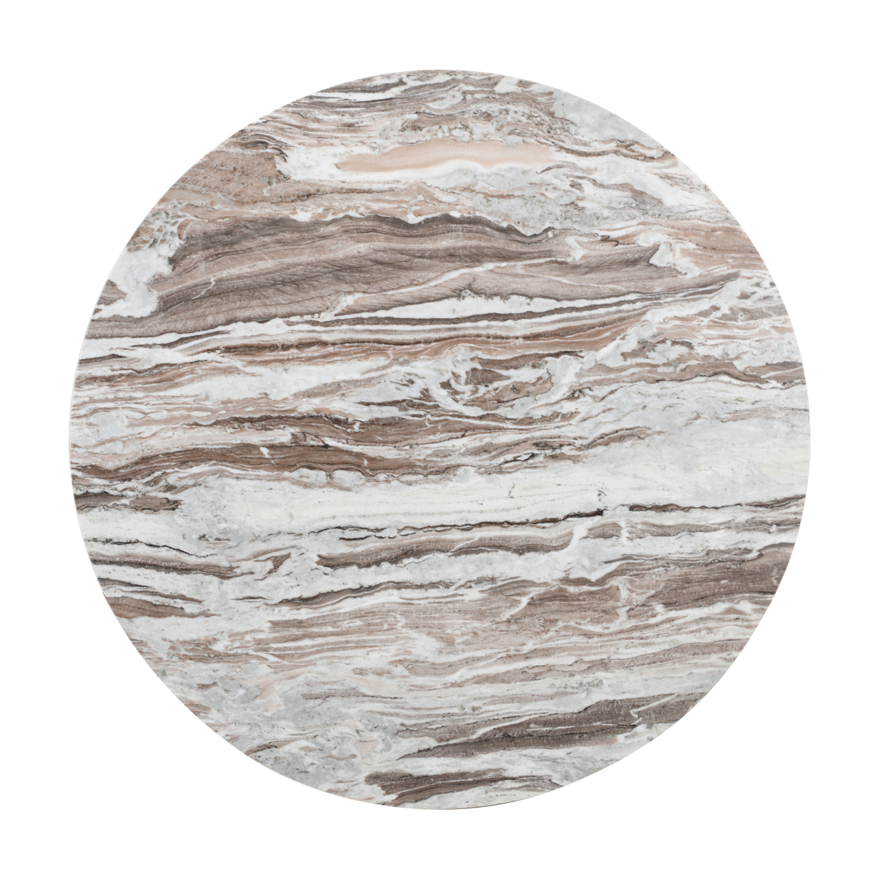 8570 - Stół jadalny Oberoy brązowy 130Ø