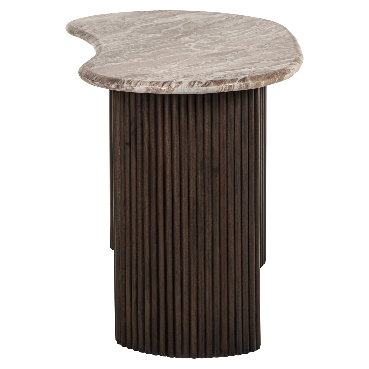 8584 - Biurko Rashford ciemnobrązowe