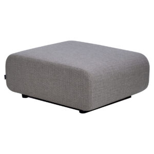 8738 STONE - Puf i podnóżek ogrodowy Dawson w kolorze greige alpejskim