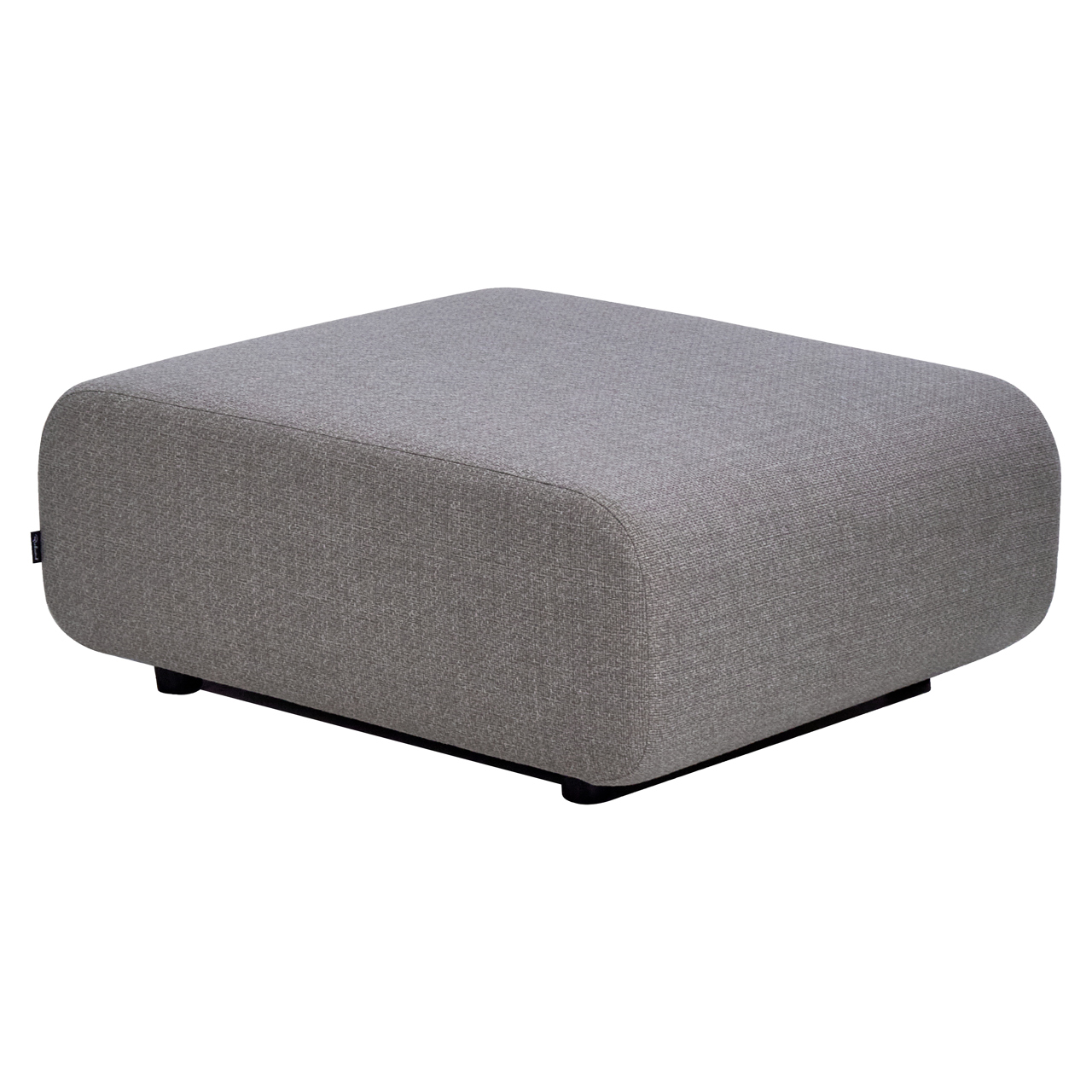 8738 STONE - Puf i podnóżek ogrodowy Dawson w kolorze greige alpejskim