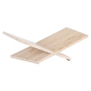 -BS-0026 - Regały na książki Belice beżowe