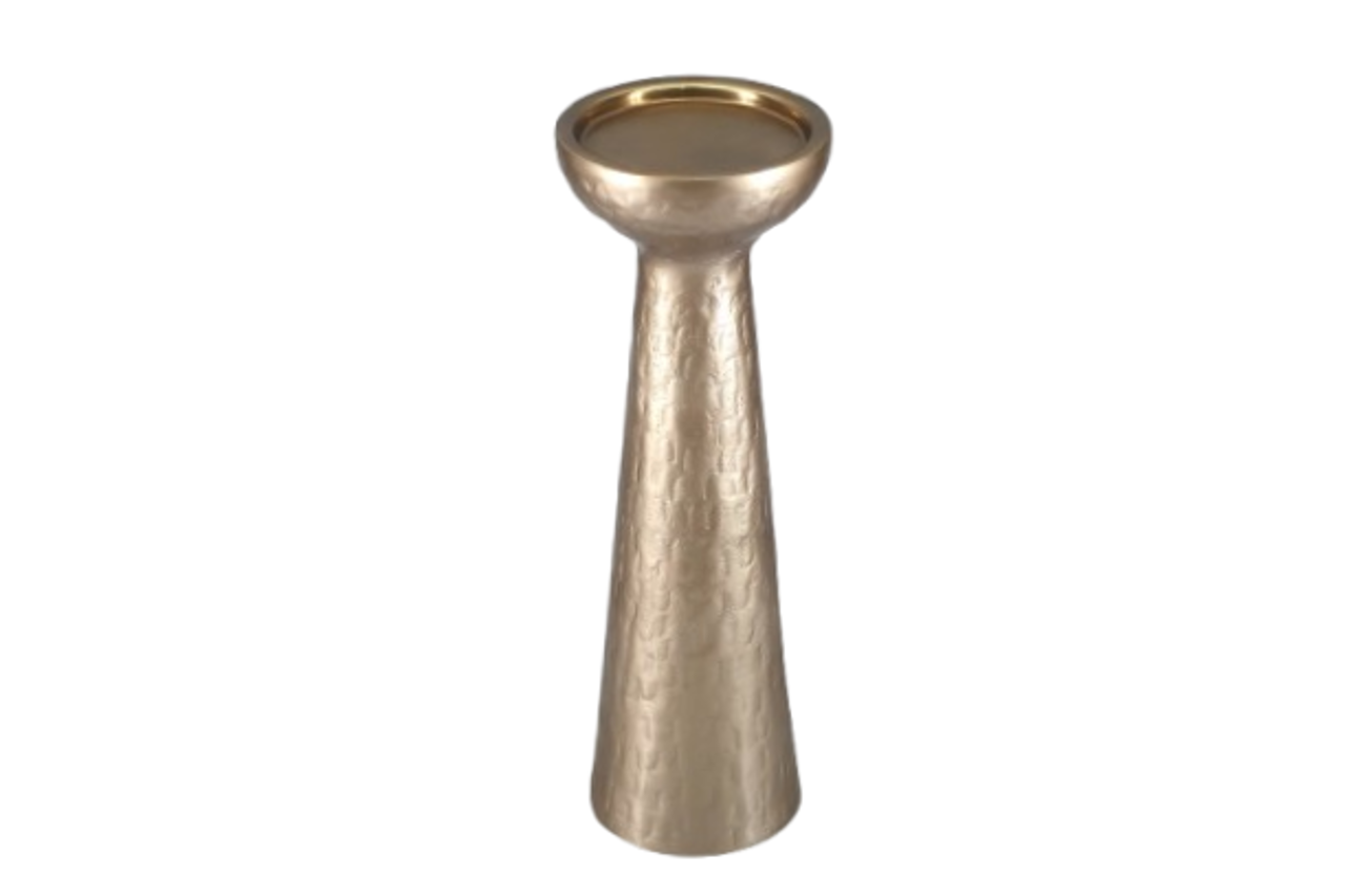 -KA-0343 - Świecznik Juana beżowy duży