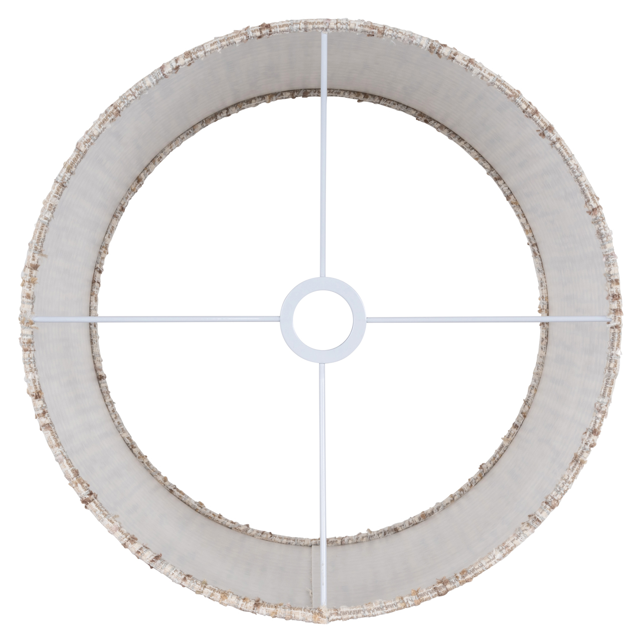 -LK-0065 MEDIUM - Abażur Filou kremowy kokos 40Ø